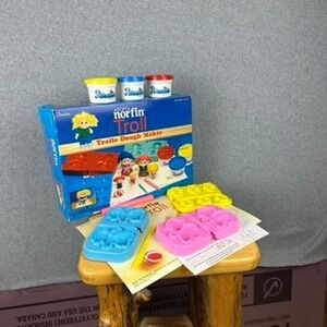 Vtg Adopt a Norfin Troll Maker Paradise Play‎ Set with Molds NO DOUGH